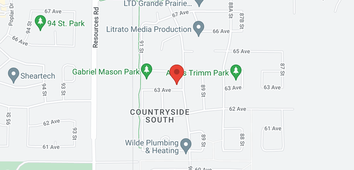 map of 9006 63 Avenue